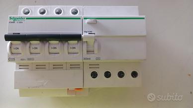 Magnetotermico con differenziale  C25A