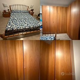 Camera da letto in noce