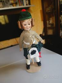 Shirley Temple bambola di porcellana Wee Willie 