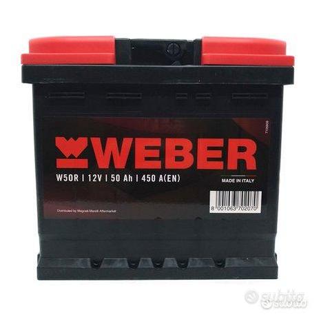 Batteria Auto WEBER Magneti Marelli 50Ah 450A 12V