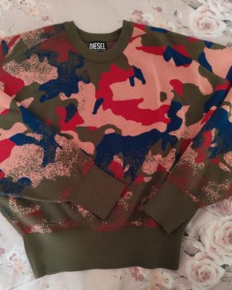 Maglione Diesel donna camouflage