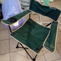 4 SEDIE PIEGHEVOLI DA CAMPEGGIO