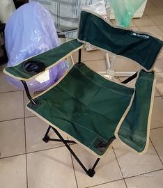 4 SEDIE PIEGHEVOLI DA CAMPEGGIO