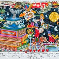 MUSANTE FRANCESCO SERIGRAFIA SU CARTA CM.35 x 80