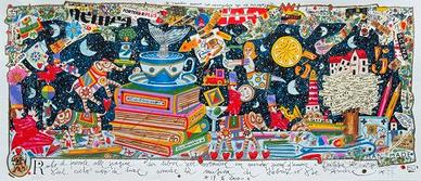 MUSANTE FRANCESCO SERIGRAFIA SU CARTA CM.35 x 80