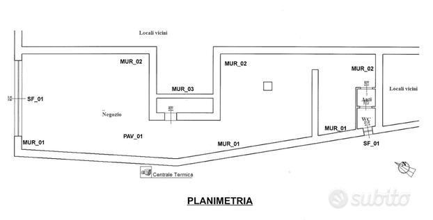 Negozio in via poscolle