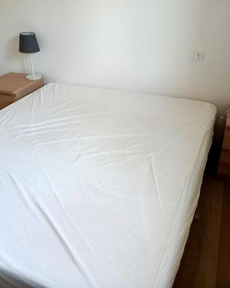 materasso rete e comodini