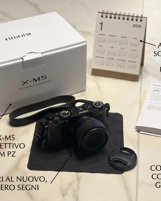 Fujifilm X-M5 Kit (XC 15-45mm) Nuova, Garanzia 24