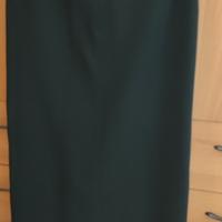 Gonna lunga nera a tubo Armani tg.44