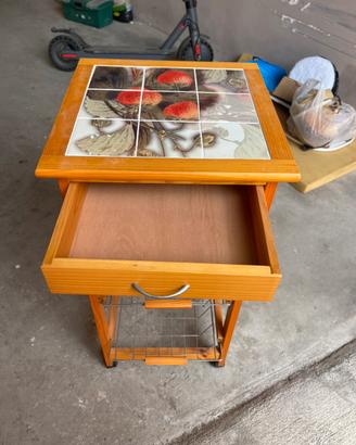 Carrello da cucina portafrutta