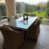 tavolo e 6 poltrone Medena