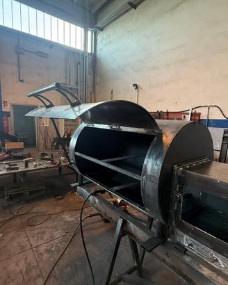 Affumicatore stile americano artigianale