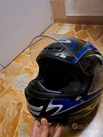 Casco integrale blu BKS taglia M
