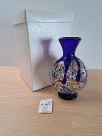 vaso in vetro soffiato di Murano