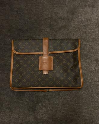 Pochette porta documenti old money style vintage