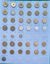 40 Monete Spagna(1949-2001)-Franco e Juan Carlos I