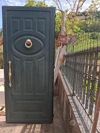 i portone in alluminio verde