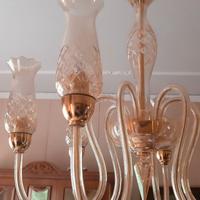 Lampadario Vintage anni 70 colore Ambra