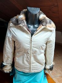 Piumino X-Cape con pellicciotto interno tg L