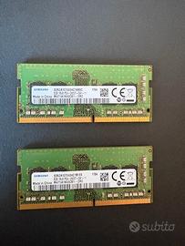 RAM Samsung Sodimm pc2400 2x8gb