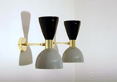 Wall Lamp - OTTONE GRIGIO / NERO - STILNOVO Style