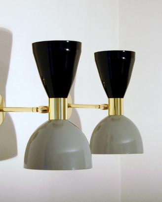 Coppia Wall Lamp - GRIGIO / NERO STILNOVO Style