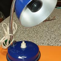 Lampada da tavolo vintage anni 70 blue lamp