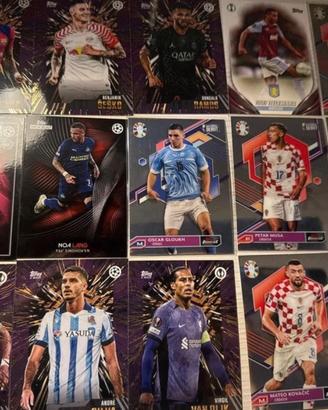 Lotto carte calcio Topps