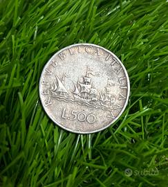 MONETA 500 LIRE 1958