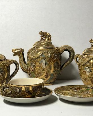 Servizio da tè giapponese - Moriage Dragonware