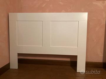Testata letto bianca ikea