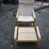 POÄNG Poltrona, impiallacciatura di betulla