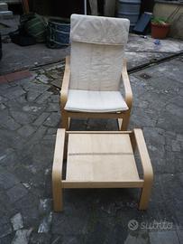 POÄNG Poltrona, impiallacciatura di betulla