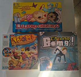 3 giochi in scatola