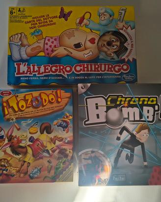 3 giochi in scatola
