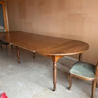 Tavolo antico '800 in noce - Allungabile 