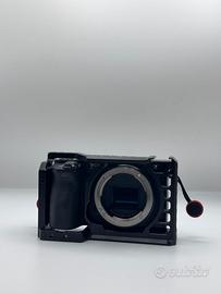 sony A6500+gabbia+ battrie 4 lente NON compresa