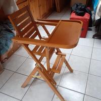 Seggiolone in legno