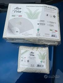 Coprimaterasso anallergico ALOE VERA + federe