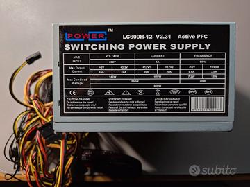Alimentatore ATX 600W