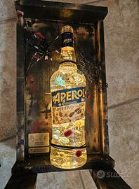 Lampada con bottiglia