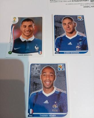 Benzema henry panini