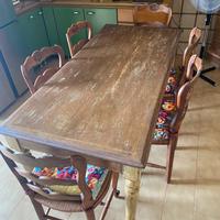TAVOLO PROVENZALE PIU' 6 SEDIE
