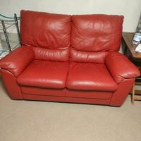 Divano in pelle due posti