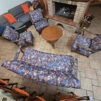 divano poltrone e tavolino fine 900