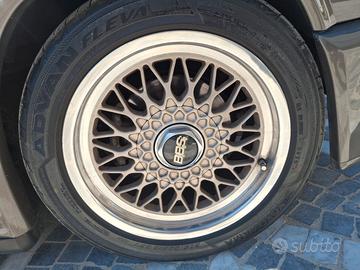 cerchi bbs originali gommati mercedes 190 w201 r16