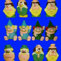 12 candele vintage collezione o decorazione torte