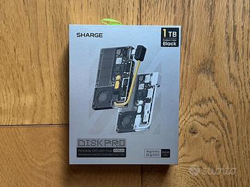 Sharge DiskPro – SSD 1TB portatile multifunzione