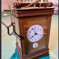 PREGIATOorologioCARROZZA/CAPPUCCINAanticaPRIMI900