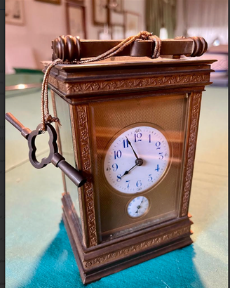 PREGIATOorologioCARROZZA/CAPPUCCINAanticaPRIMI900